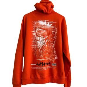 Primitive x Naruto “Beast Hood” Hoodie – Men's Large‎ - Orange - NWT